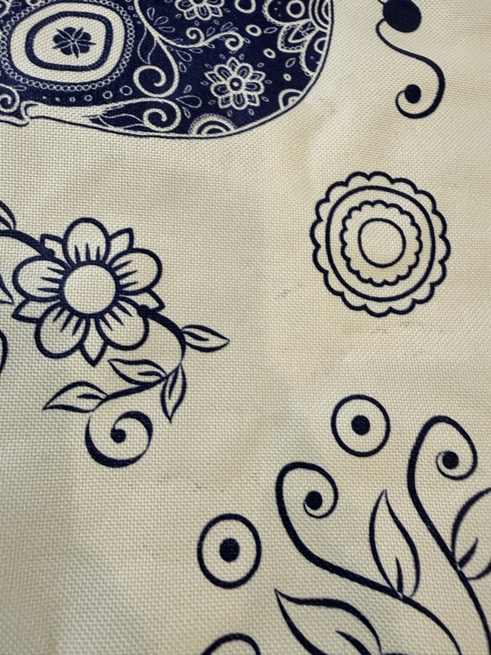Cozumel Mexico Tote Bag Sugar Skull Beach Travel Zip Shopper Large - Picture 13 of 16